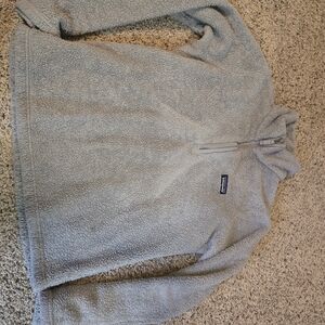 Patagonia Light Gray Fleece Jacket